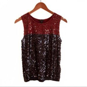 J. Crew Sequin Color Block Tank Size XS